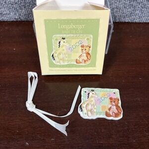 Longaberger Basket Tie-on Accessory - Baby 2002‎ - In Original Packaging
